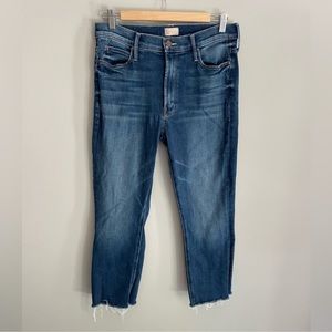MOTHER denim The Mid Rise Dazzler Ankle